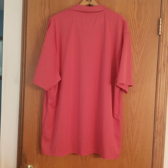 Very Nice Greg Norman Coral Red Polo Golf Shirt Sz XXL - Picture 3 of 6